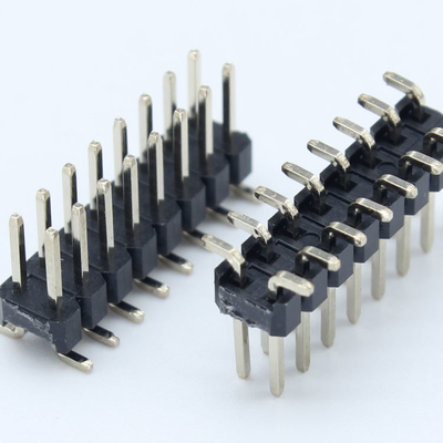 1.27mm 2.54mm Pin Header Connector nữ vàng Contact Plating
