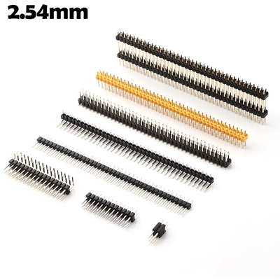 Đơn lẻ hai hàng đầu đàn ông kết nối 1.27mm dọc nam góc phải
