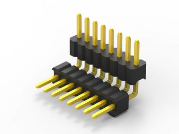 1.27mm pin header hai hàng hai R / A PA9T nhựa áp dụng trong nhà thông minh bán buôn sản phẩm
