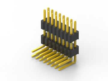 Máy kết nối tiêu đề PCB LCP nhiệt độ cao góc phải Đánh giá dòng 1.0AMP