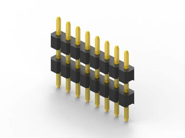 Đơn hàng đầu dây chuyền pin nam 2.0 mm PitchBlack PA6T cách nhiệt nhựa kép
