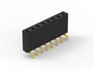 Thông qua lỗ 40 Pin nữ PCB đầu, đơn hàng nữ đầu bền