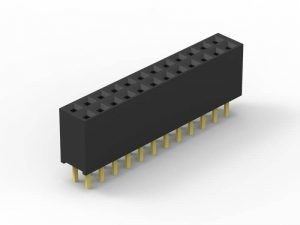 Gold Flash 2.54 mm Connector nữ, PCB Pin Header Connector nữ