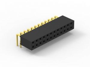 Female PCB Header Connector Gold Flash PBT Kháng cách nhiệt vật liệu
