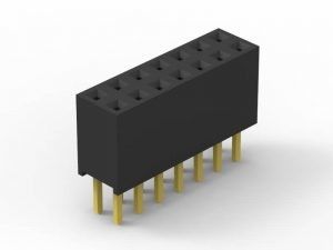 Custom Pin Header Connector nữ, qua lỗ 2 Pin - 20 Pin nữ Header