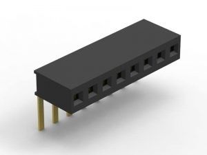 6 pin đến 40 pin đầu đầu phụ nữ kết nối 1.27mm Pitch Black bền