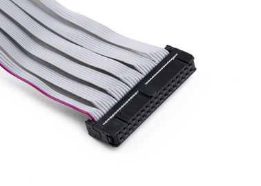 2.54mm IDC Flat Ribbon Cable Assembly With Heat Shrink Tube Customized Length (Đồng bộ cáp băng phẳng với ống thu nhỏ nhiệt theo yêu cầu)
