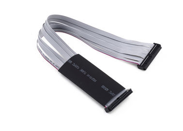 2.54mm IDC Flat Ribbon Cable Assembly With Heat Shrink Tube Customized Length (Đồng bộ cáp băng phẳng với ống thu nhỏ nhiệt theo yêu cầu)