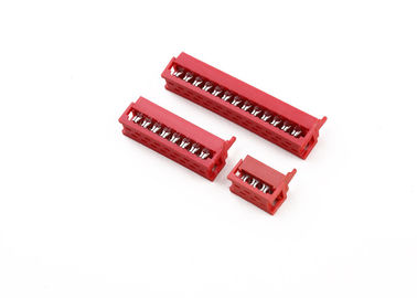 1.27 mm Micro Match IDC Cable Connector Crimp Với Cable Flat Ribbon