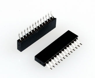 Đen SMD phụ nữ đầu đầu nối Kháng cách nhiệt cao 1000MΩ phút