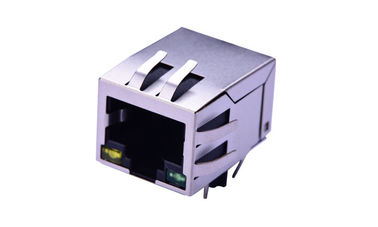 Phosphor Bronze Rj45 Network Connector Filter 100Base - T 90 độ Plug - In
