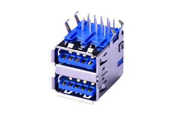High Speed Date Wire Input Output Connectors Lớp hai DIP loại nhựa màu xanh