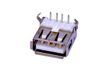 Vật liệu LCP màu trắng góc phải DIP loại 2.0 phụ nữ