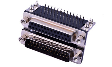 VGA kết hợp đầu vào đầu ra kết nối 25 nam 25 cơ sở đen 90 độ Đăng đĩa