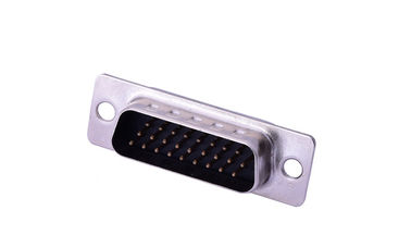 3 hàng Db 26 Pin Connector, 180 độ D Sub Male Connector đồng hợp kim