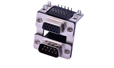 Phụ nữ D Sub Connector 9PIN Public Seat Combination Type Insulation Resistance