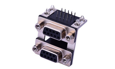Black VGA Socket D SUB Input Output Connectors kết hợp 9 Mother Copper Alloy