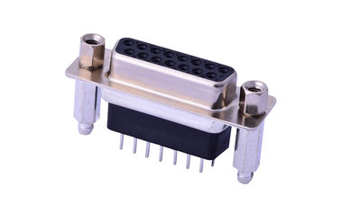180 độ Plug - Trong Db15 Male Connector, Custom 15 Way D Type Connector