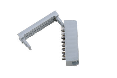 2.54 mm Pitch IDC Cable Connector PBT Vật liệu 500V Kháng cách nhiệt