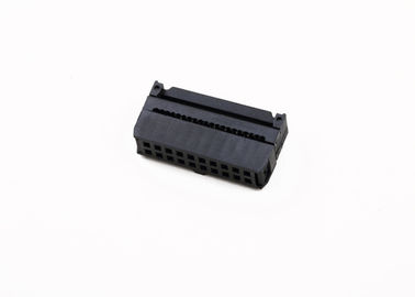 Bộ kết nối ổ cắm IDC nữ PBT cách nhiệt hai hàng Chứng nhận RoHS/Reach