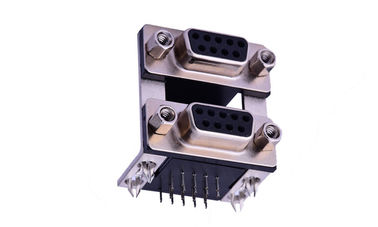 Black VGA Socket D SUB Input Output Connectors kết hợp 9 Mother Copper Alloy
