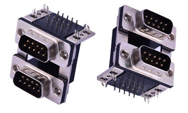 Đàn ông Micro D Sub Connector điện áp kháng cự 500V VGA kết hợp ổ cắm