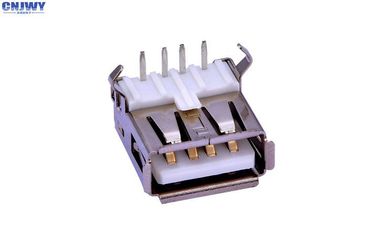 Vật liệu LCP màu trắng góc phải DIP loại 2.0 phụ nữ