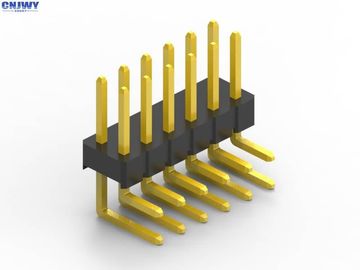 Kháng cách nhiệt góc phải đầu PCB, nối đầu đàn ông hai hàng