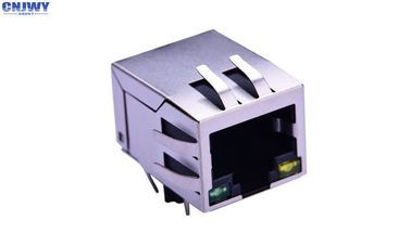 Phosphor Bronze Rj45 Network Connector Filter 100Base - T 90 độ Plug - In