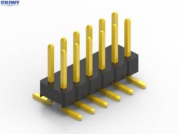 SMT Male Pin Header Connector Right Angle Gold Flash Hai hàng cách nhiệt tốt