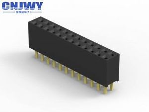 Gold Flash 2.54 mm Connector nữ, PCB Pin Header Connector nữ