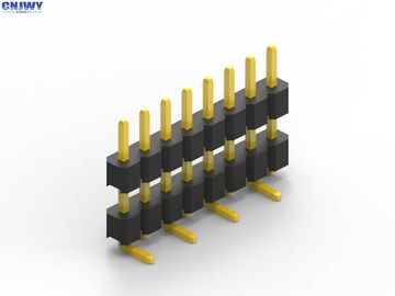 Hai hàng 2.54mm Pitch nam đầu pin kết nối đồng liên lạc
