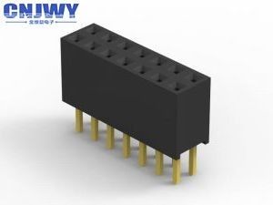 Custom Pin Header Connector nữ, qua lỗ 2 Pin - 20 Pin nữ Header