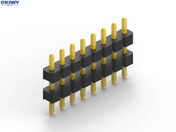 10 pin 2,54 mm Pitch Male Pin Header Connector Kháng tiếp xúc 20mΩ Max