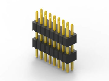 Universal 1.27 Pitch Pin Header, Square 40 Pin Header Connector 500 V Cưỡng lại điện áp