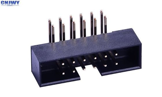 Kết nối tiêu đề hộp góc phải 2 * 6 Pin PA6T Chiều cao 4,8mm Điện lực 2.0AMP