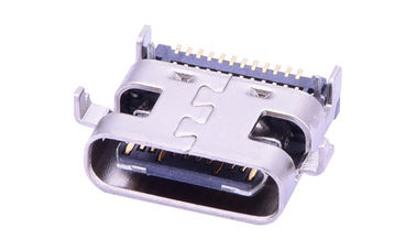 USB 3.1 Phụ nữ ghế đầu vào đầu ra kết nối 24 Vị trí tiếp xúc loại đĩa bồn rửa