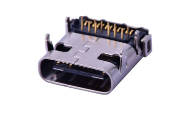 Đồng đồng đầu vào đầu ra kết nối, 90 độ USB 3.1 kết nối 1.8A AC RMS