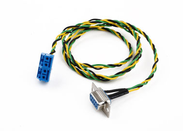 9 pin nữ D - Sub xe dây chuyền dây chuyền cắm trong khối đầu cuối sợi màu sắc