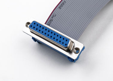 D Sub 15 Ways Female 14 Pin Ribbon Cable, Custom 2mm Pitch Hard Disk Data Cable