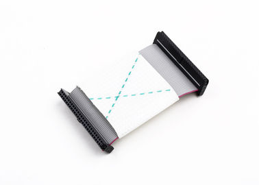 IDC hình chữ nhật 20 pin Cáp băng phẳng, 2mm Pitch Shielded Cáp băng phẳng