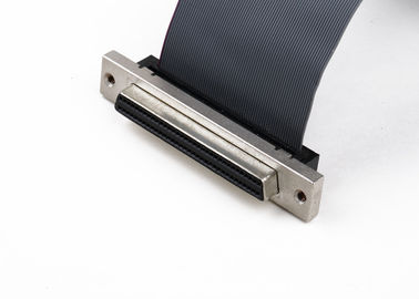SCSI nữ 1.27 mm Pitch Ribbon Cable, được che chắn 34 pin Flat Ribbon Cable