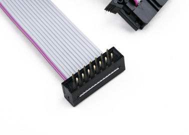 2 * 07 Cách IDC / DIP Dòng cáp băng phẳng với móc bướm