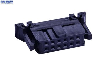 2.54MM Pitch IDC ổ cắm nữ kết nối với con bướm móc PBT cách điện