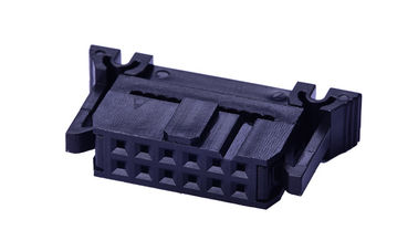 2.54MM Pitch IDC ổ cắm nữ kết nối với con bướm móc PBT cách điện