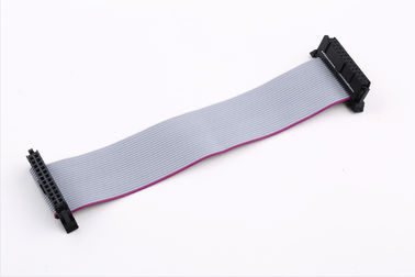 2.54mm Pitch Flat Ribbon Cable Assembly Assembly Assembly với dây cáp PVC Butterfly Hook