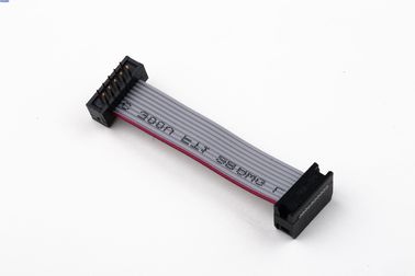 Bộ cáp phẳng màu đen IDC với cắm DIP, cáp băng điện tử tùy chỉnh