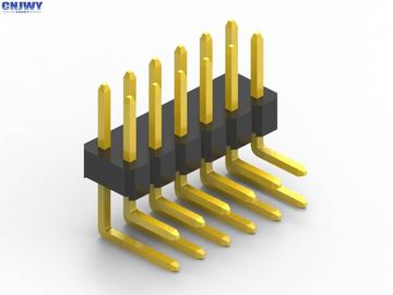 Đồng 2,00 mm PCB Header Pin 2 hàng, qua lỗ 14 Pin Header Connector