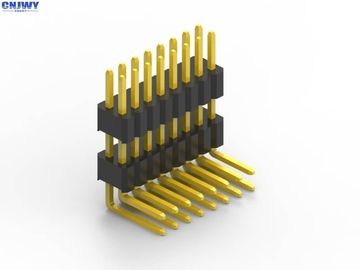 Máy kết nối tiêu đề PCB LCP nhiệt độ cao góc phải Đánh giá dòng 1.0AMP