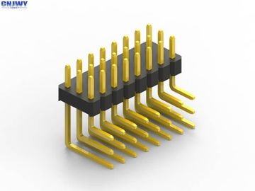 DIP kiểu góc phải đầu pin, ba hàng đầu pin nam kết nối